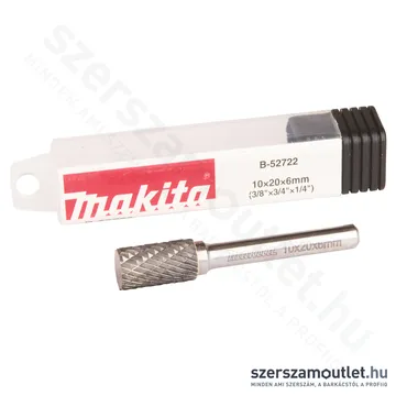 Makita hengeres csiszolófej keresztfogazással 10x20x6mm (B-52722)