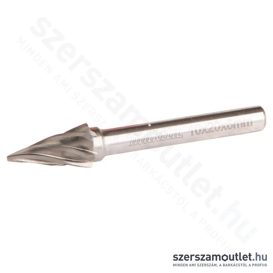 MAKITA Hegyes kúpos hengeres csiszolófej alumínium fogazással 10x20x6mm (B-52853)