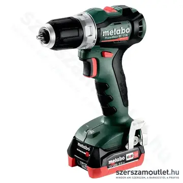 METABO PowerMaxx BS 12 BL Akkus fúró-csavarozó (2x4,0Ah/12V) metaBOXban