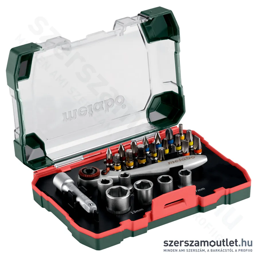 METABO Bit- és racsnis készlet SP 26db-os (626701000)