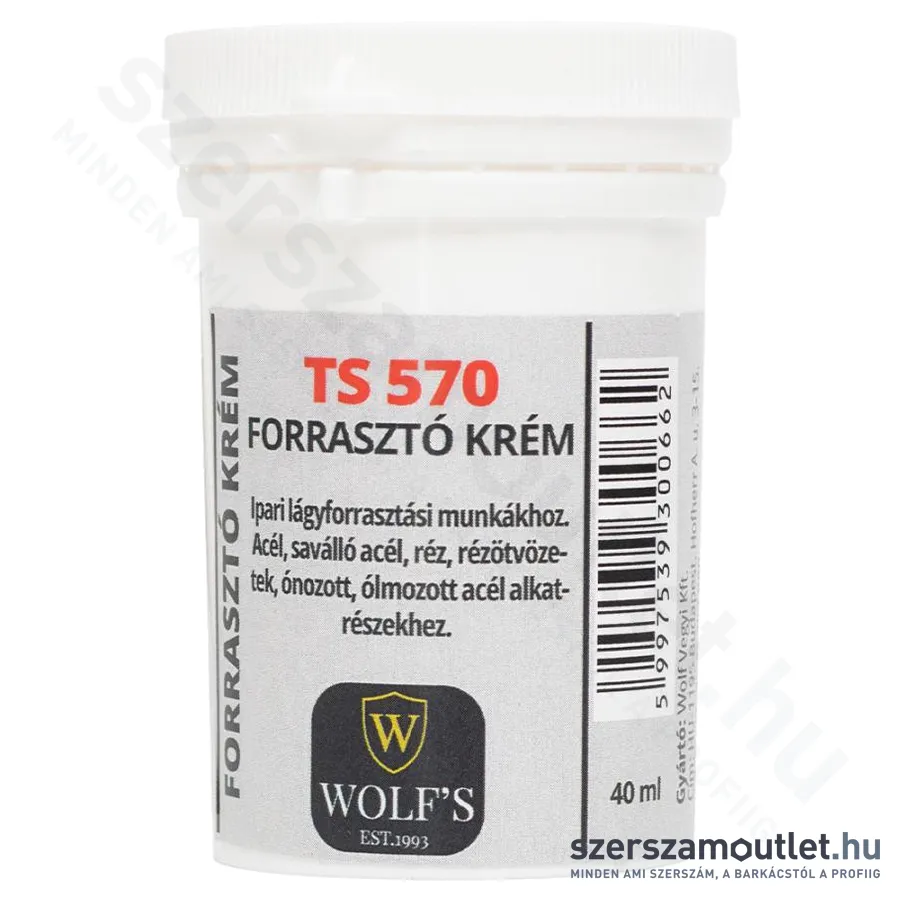 SOMOGYI Forrasztókrém 40ml (TS 570/40)