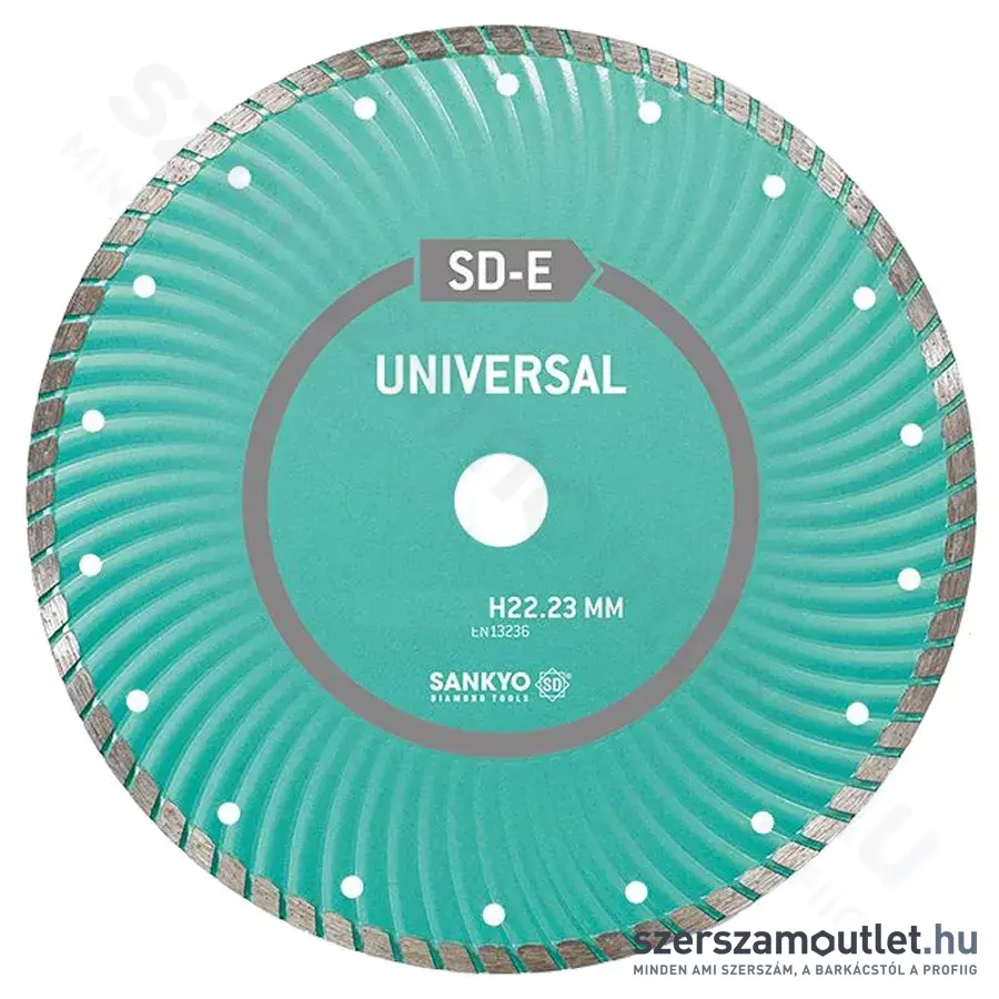 SANKYO Univerzális hosszú élettartamú turbó gyémánttárcs 150x22,23mm (SUDE150900)