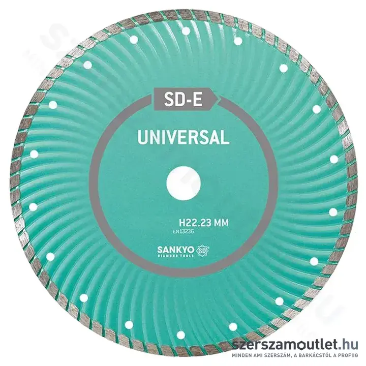 SANKYO Univerzális hosszú élettartamú turbó gyémánttárcs 150x22,23mm (SUDE150900)
