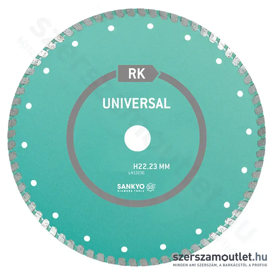 SANKYO Surk Gyémánttárcsa általános építőipari anyagokhoz 180x2,2x6x22,2mm (SURK180300)