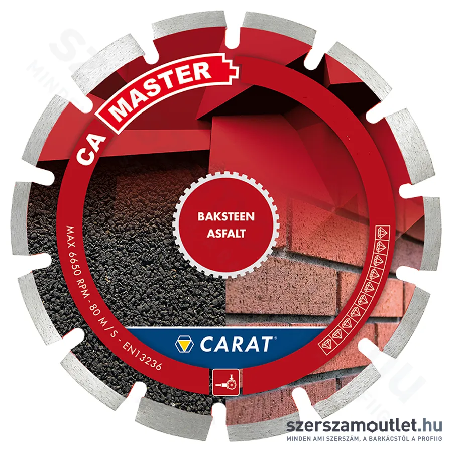 HIKOKI CARAT Master Gyémánttárcsa aszfalthoz 300x25,4x10mm (CAM3004000)