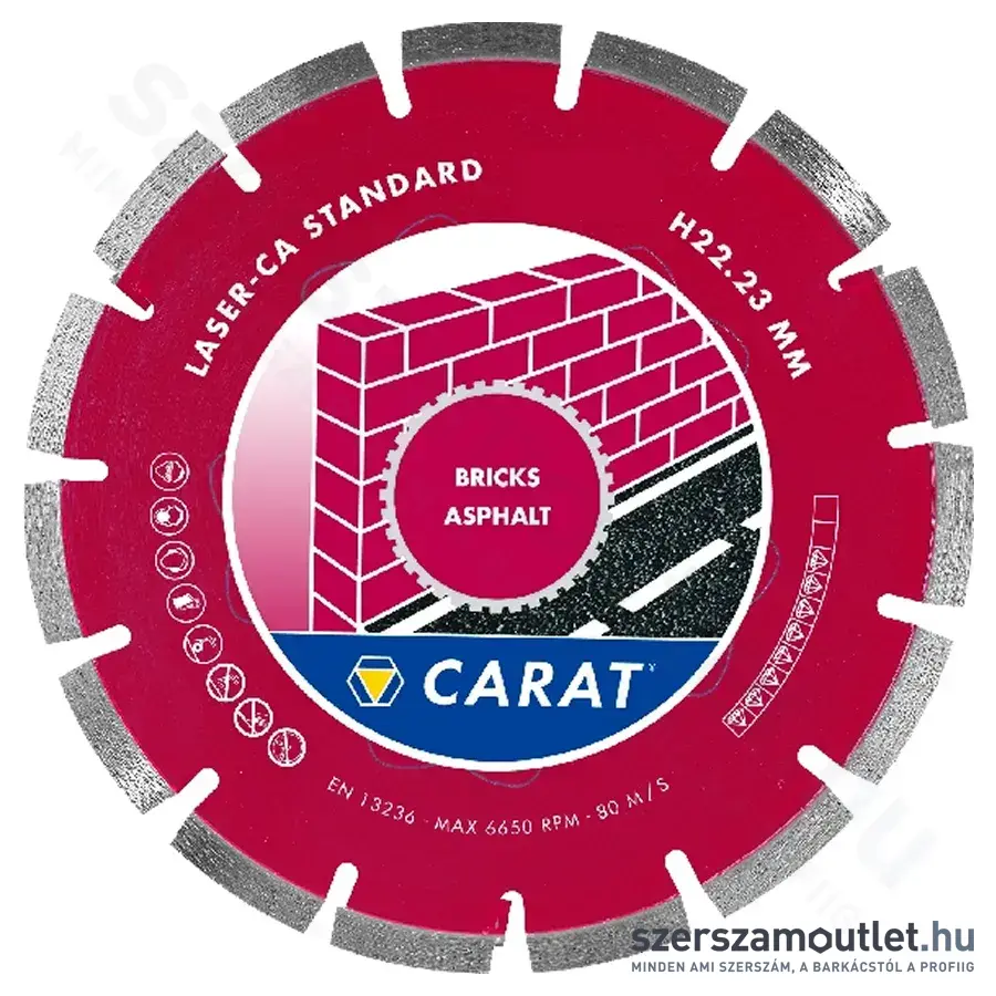 HIKOKI CARAT Gyémánt abrazív tárcsa 115x22,2mm (CA11530000)