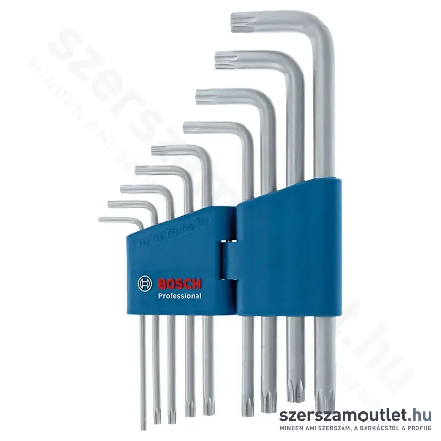 BOSCH Professional Belső hatlapú torx kulcskészlet T10-T50 9db-os (1600A01TH4)