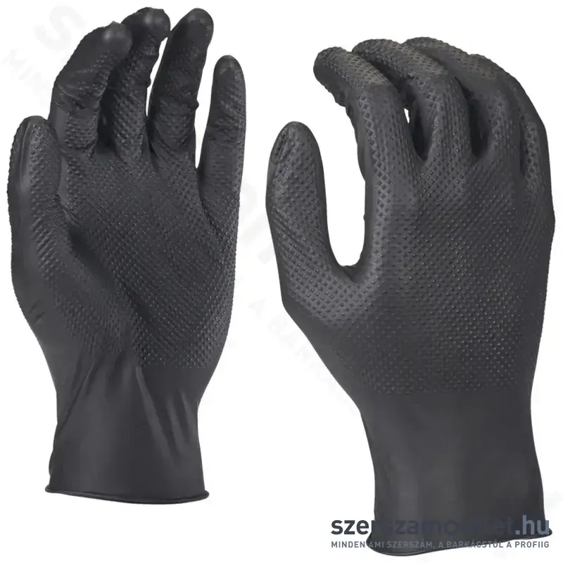 MILWAUKEE Csúszásmentes NITRIL szerelőkesztyű M/8 (50db) (4932493234)