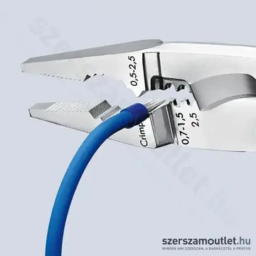 KNIPEX VDE Elektromos szerelőfogó 200mm (13 96 200)