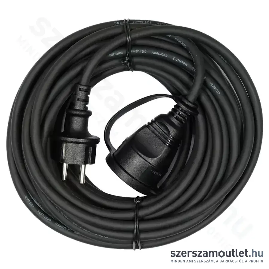 YATO Hosszabbító lengőkábel, gumiszigetelt, IP44, 3x1,5mm2 10m (YT-81025)