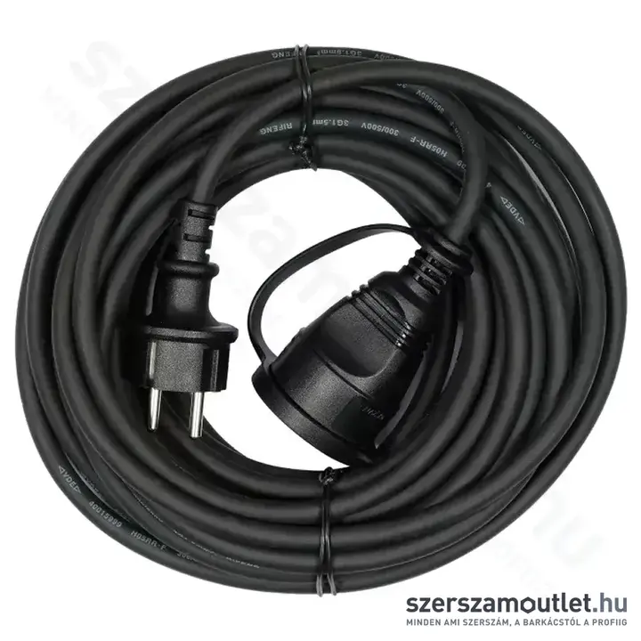 YATO Hosszabbító lengőkábel, gumiszigetelt, IP44, 3x1,5mm2 10m (YT-81025)