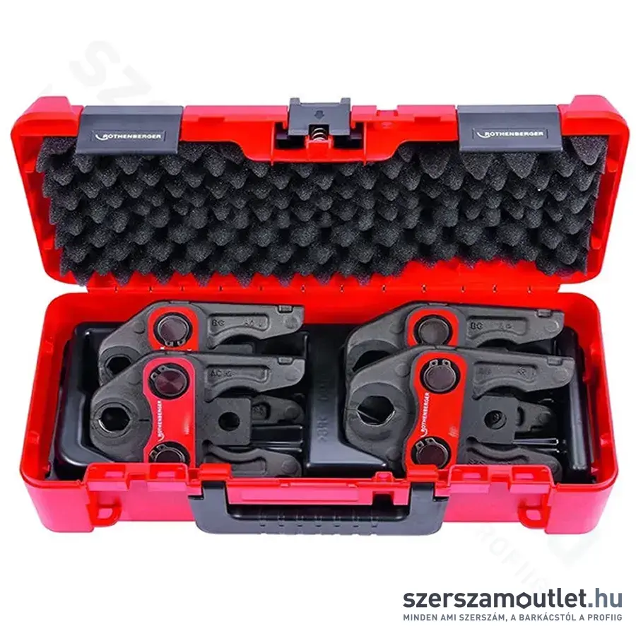 ROTHENBERGER Compact préspofa készlet M15-18-22-28+Rocase (acélhoz)
