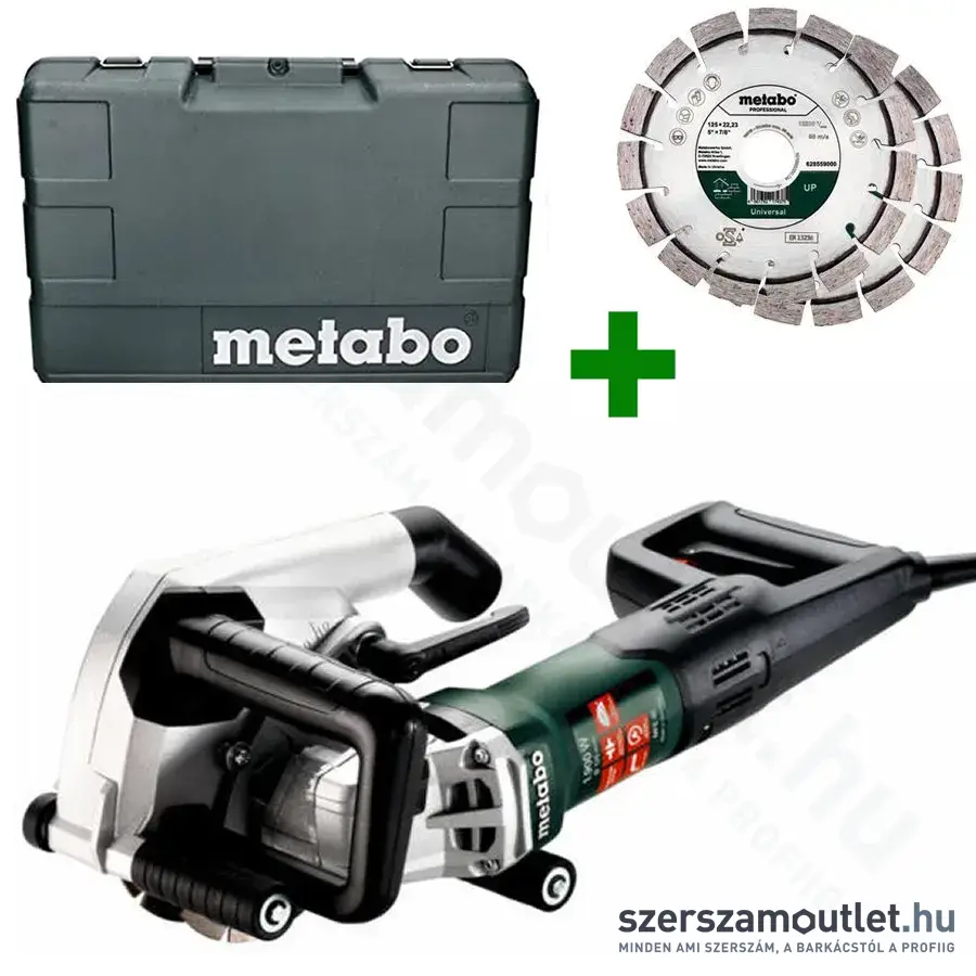 METABO MFE 40 Falhoronymaró + 2db gyémánttárcsa (1900W/125mm)