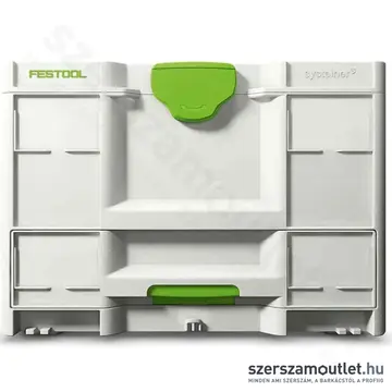 FESTOOL Systainer³ SYS3-COMBI M 287 fiókos műanyag láda systainer