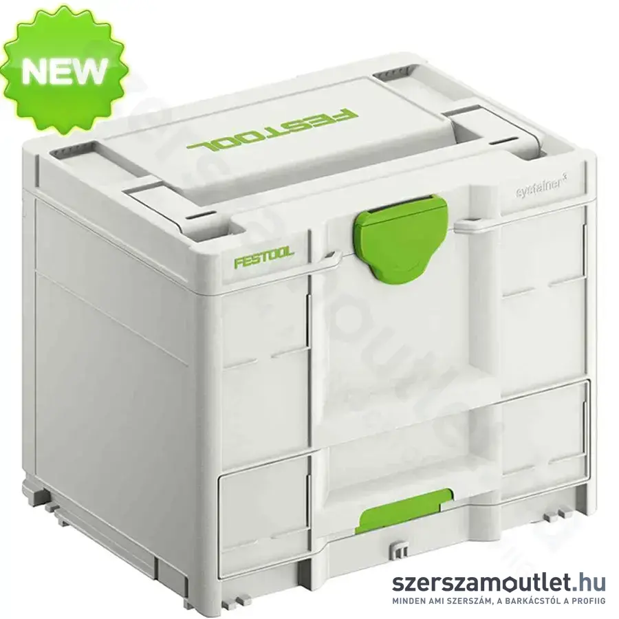 FESTOOL Systainer³ SYS3-COMBI M 287 fiókos műanyag láda systainer