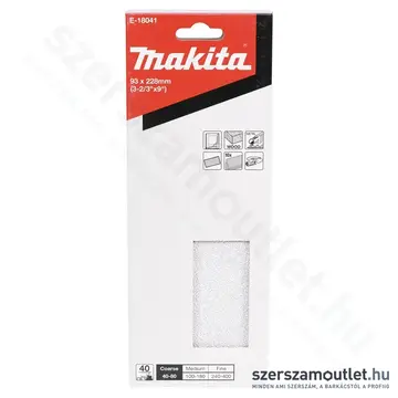 MAKITA Csiszolópapír 93x228mm A40 (10 db)(E-18041)