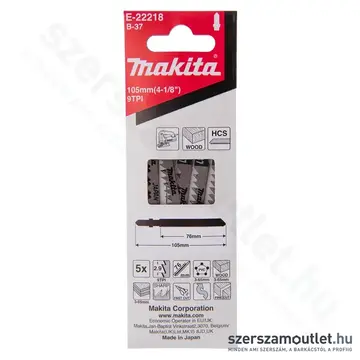 MAKITA HSS B-37 szúrófűrészlap 105mm (5db) (E-22218)