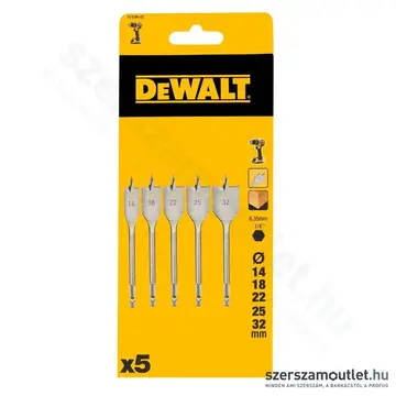 DEWALT Lapos fafúrószár készlet 14-32mm (5 részes) (DT4798-QZ)