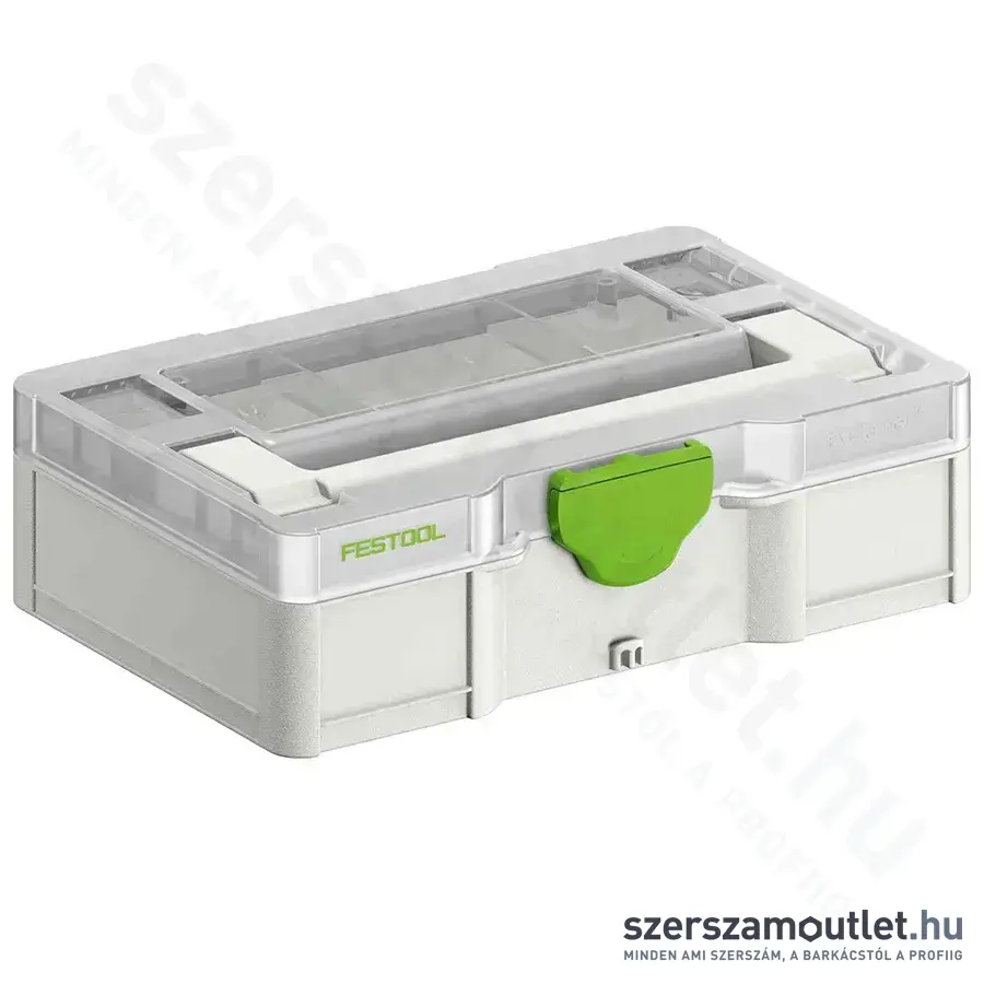 FESTOOL Systainer³ SYS3 S 76 TRA szerszámos láda (átlátszó tetővel)
