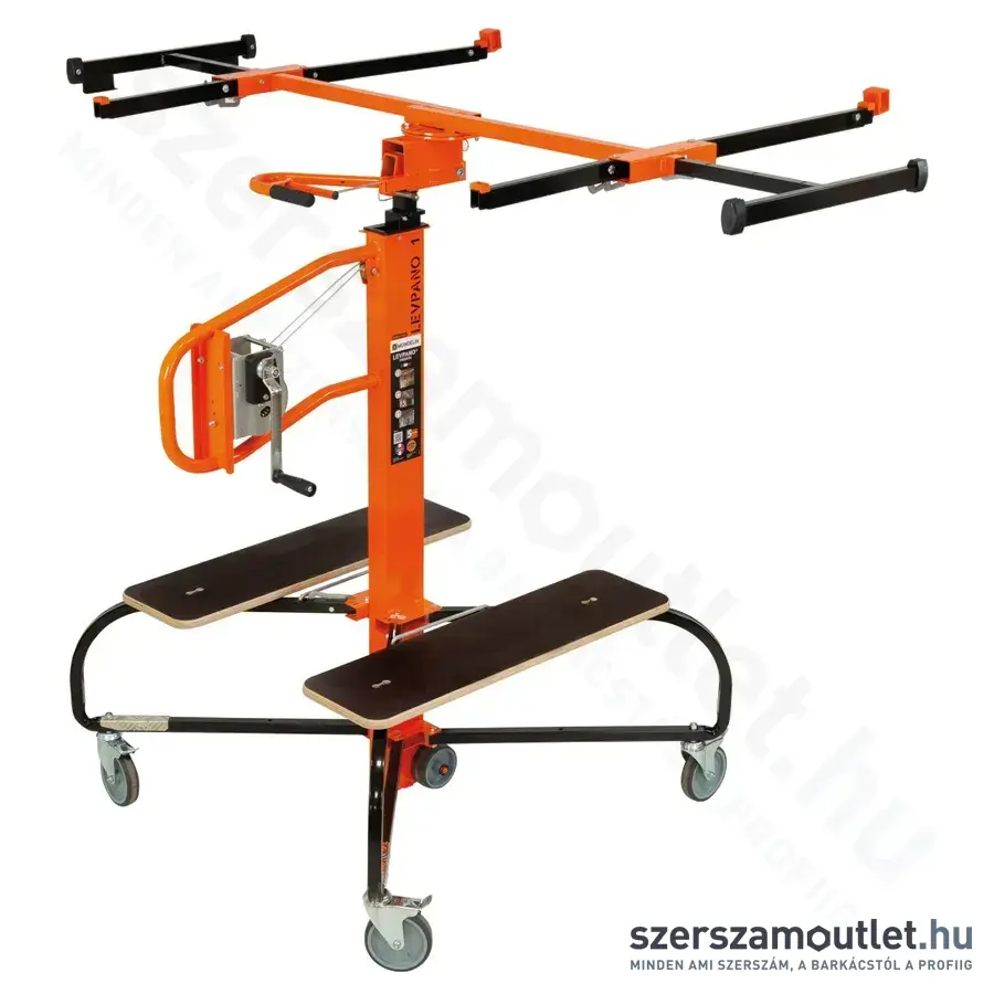 MONDELIN LEVPANO I Gipszkarton és OSB emelő állvány platformmal 4,5m, 75kg (513000)
