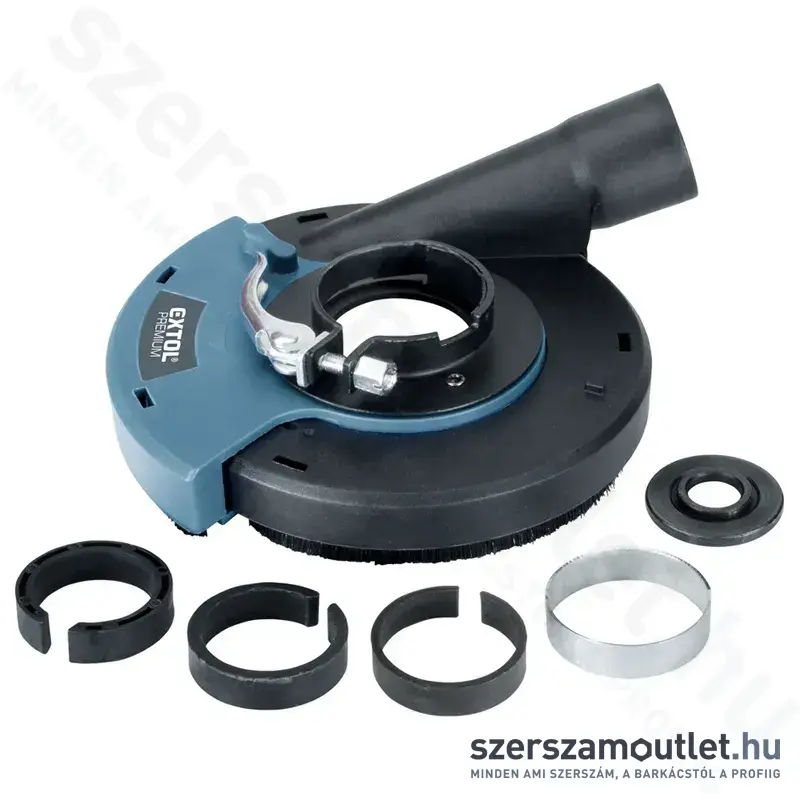 EXTOL Porelszívó adapter sarokcsiszolóhoz, csiszoláshoz 125mm (8807020)