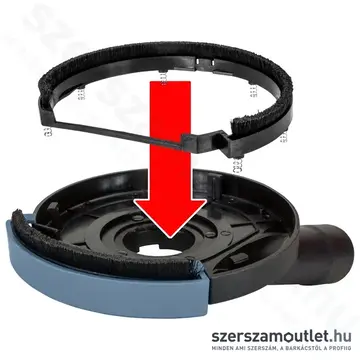 EXTOL Porelszívó adapter sarokcsiszolóhoz, csiszoláshoz 125mm (8807020)