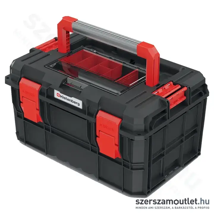 KISTENBERG X BLOCK ALU LOG Szerszámkoffer 546x380x307mm (KXBA604030-S411)