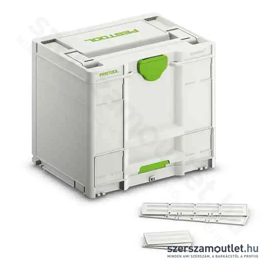 FESTOOL Systainer³ SYS3-COMBI M 337 fiókos műanyag láda
