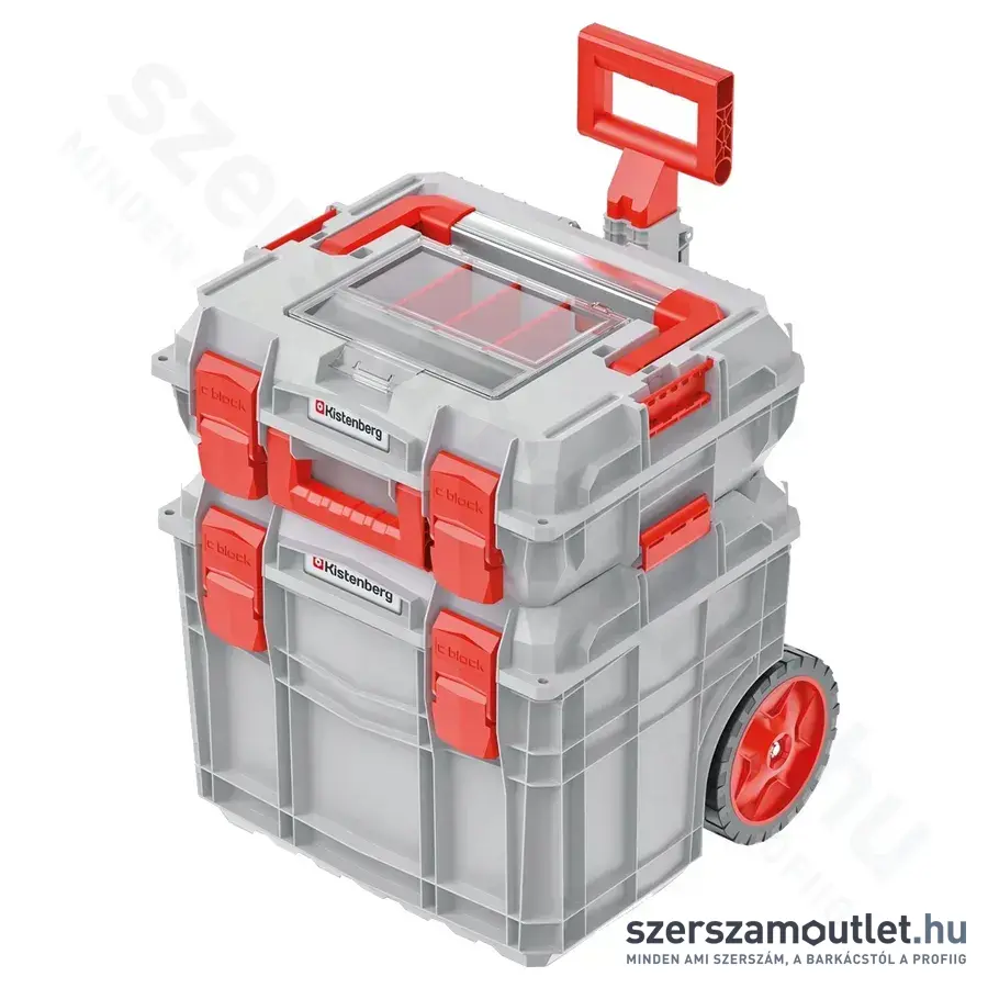 KISTENBERG C BLOCK SET Gurulós szerszámosláda szett 450x380x545mm (KXCS454055-4C)