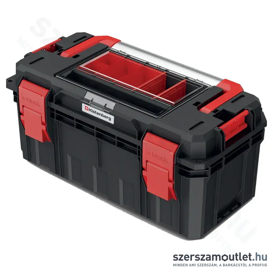 KISTENBERG S BLOCK ALU LOG Szerszámkoffer 550x280x264mm (KXSA5530F-S411)