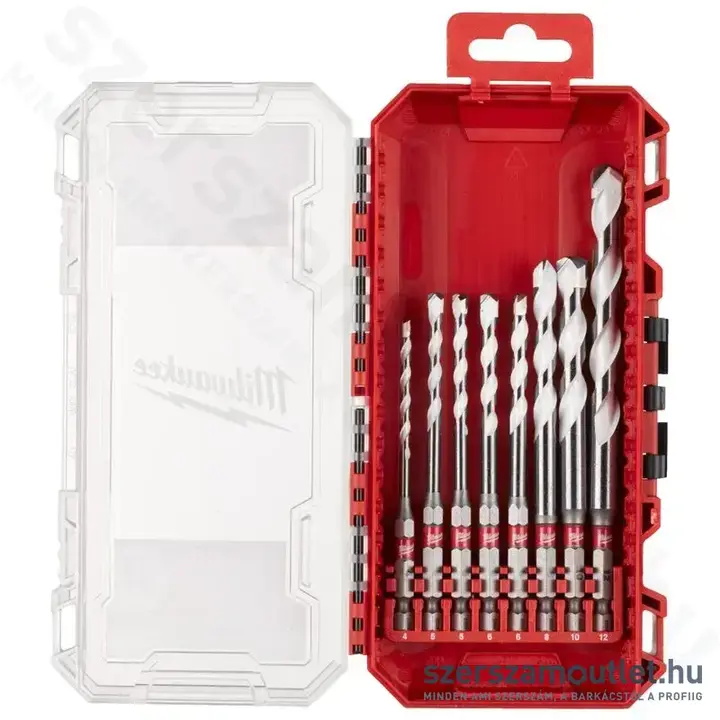 MILWAUKEE Több funkciós fúrószár készlet 8 részes (4-12mm) (4932493871)