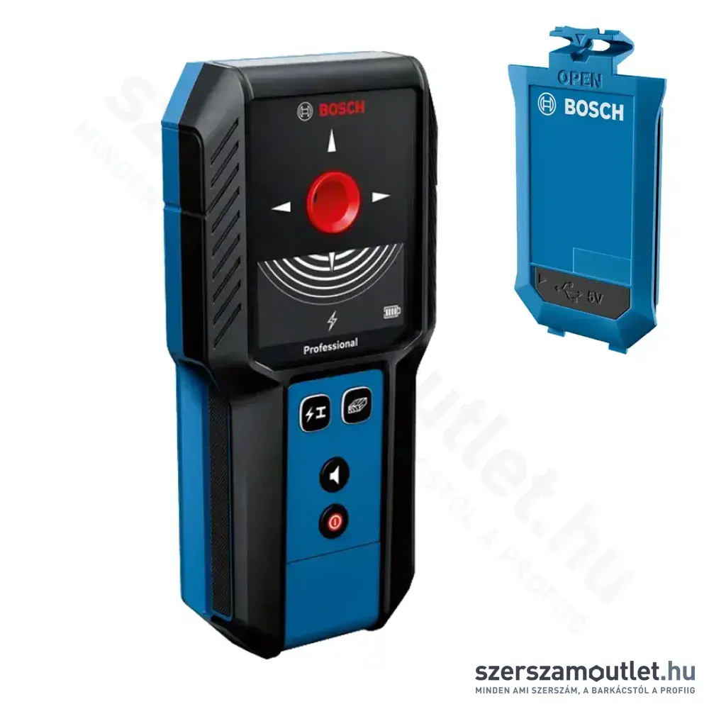 BOSCH GMS 120-27 Keresőműszer + BA 3.7V 1.0Ah (faldetektor)