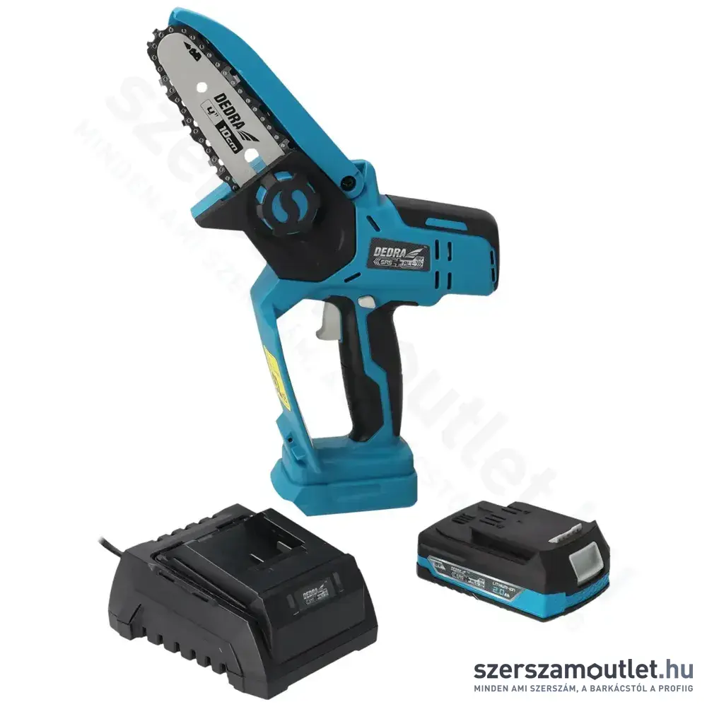 DEDRA SAS+ALL Akkus láncfűrész (18V/10cm) (1x18V/2.0Ah)