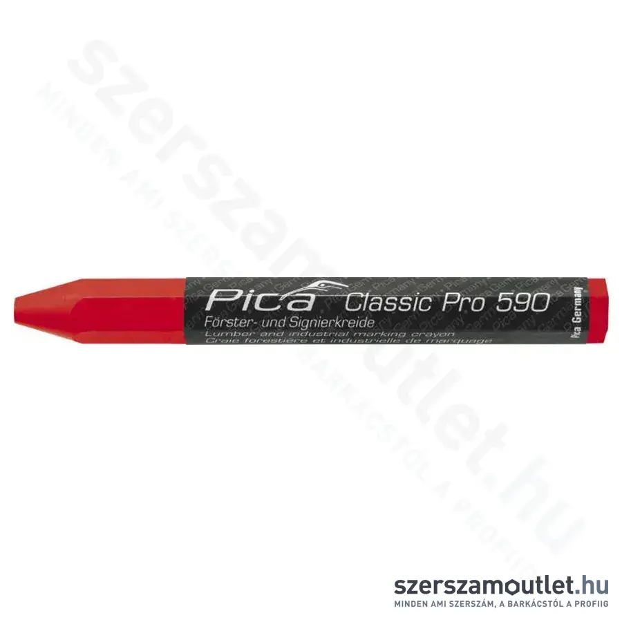 PICA PRO Zsírkréta 12x120mm (Piros) (12db/doboz) (590/40)