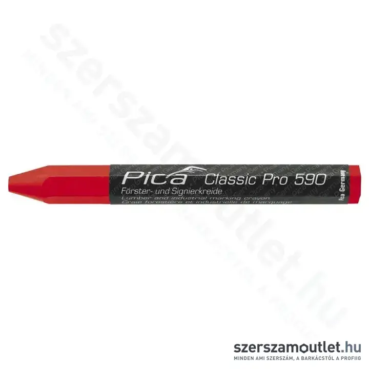 PICA PRO Zsírkréta 12x120mm (Piros) (12db/doboz) (590/40)