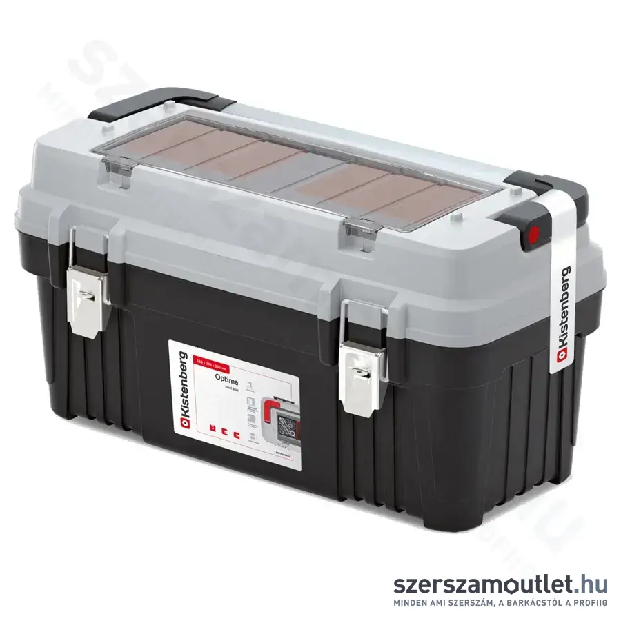 KISTENBERG OPTIMA Szerszámosláda 586x296x305mm (KOPA6030BM-4C)