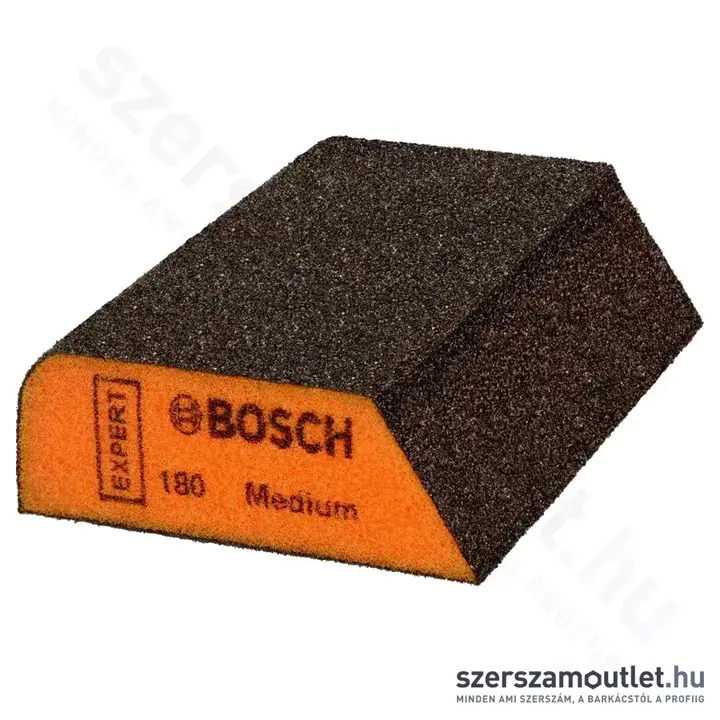BOSCH Csiszolószivacs medium, P180, 69x97x26mm (Narancs) (2608621921)