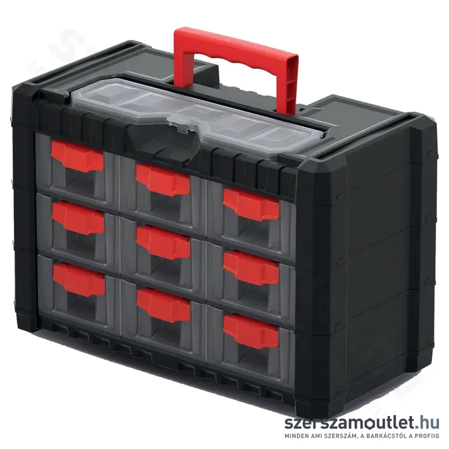 KISTENBERG MULTICASE CARGO Szortimenter szett, falra szerelhető, 400x200x260mm (KMC303)