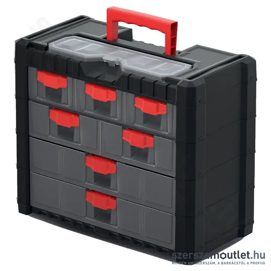 KISTENBERG MULTICASE CARGO Szortimenter szett, falra szerelhető, 400x200x326mm (KMC401)