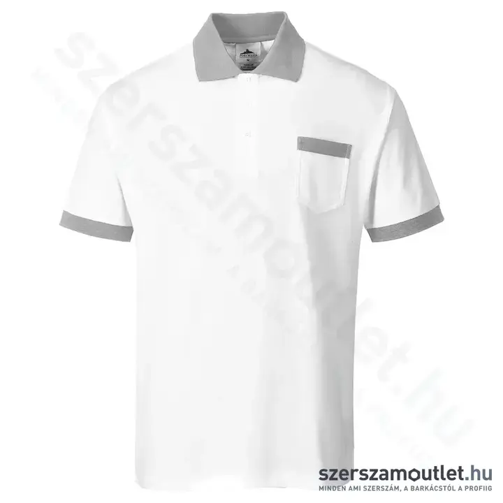 PORTWEST KS51 CRAFT Galléros póló M [Fehér] (KS51WHRM)