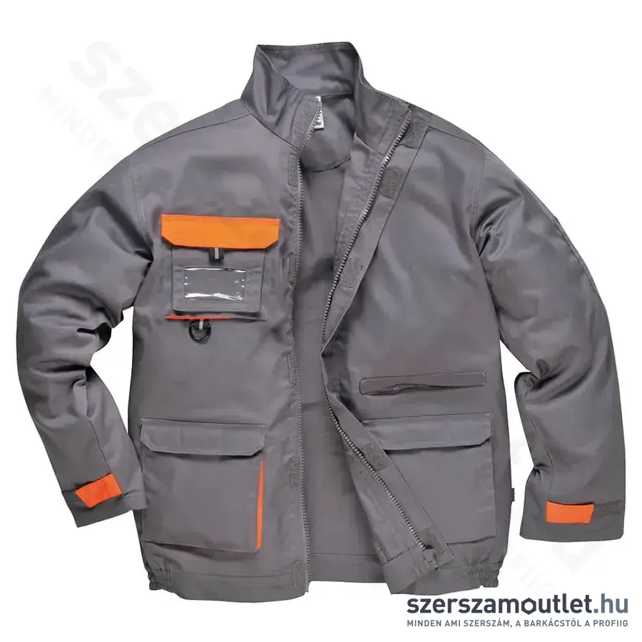PORTWEST TX10 TEXO CONTRAST Munkakabát S [Szürke] (TX10GRRS)