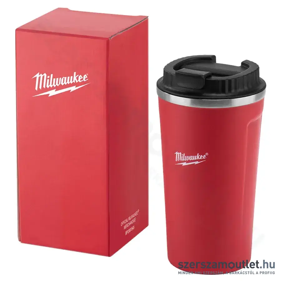 MILWAUKEE márkajelzésű Utazó bögre 500ml (BI0000925)