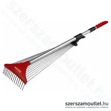 EXTOL Lombseprű teleszkópos fém nyéllel 158cm (8875000)