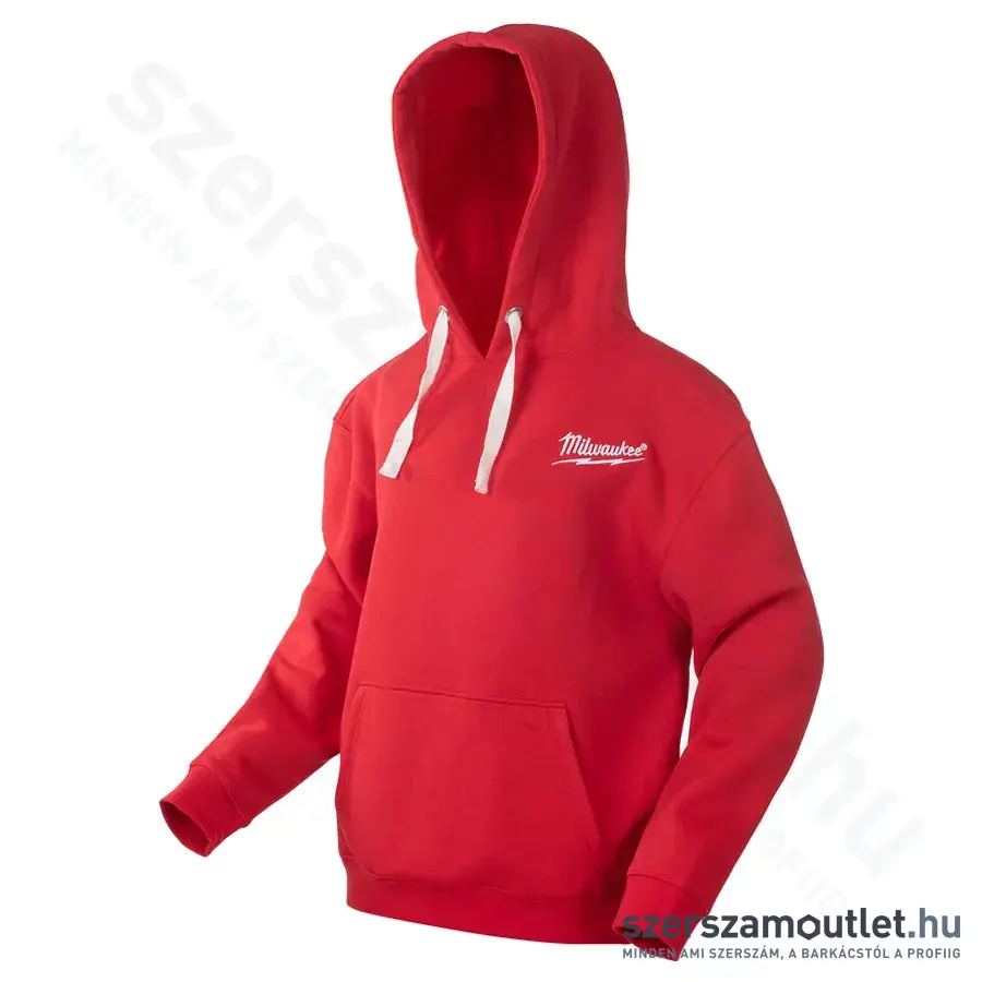 MILWAUKEE márkajelzésű Kapucnis pulóver S-es (Piros) (BI0000926-S)