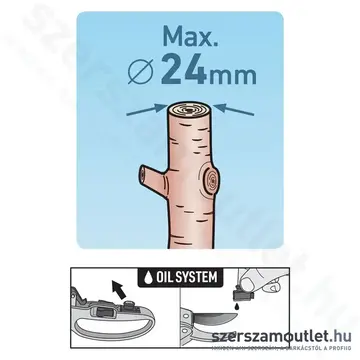 EXTOL Metszőolló, mellévágó 205mm (8872180)