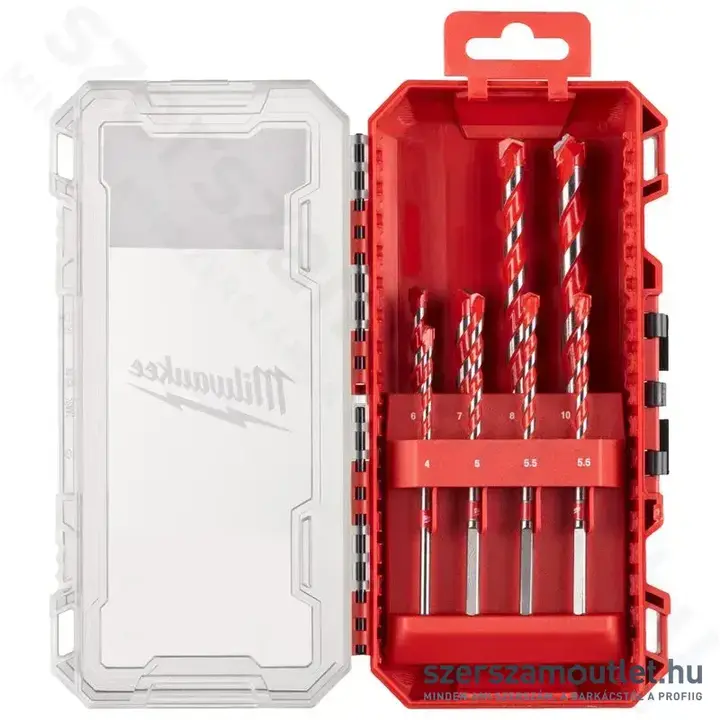 MILWAUKEE Betonfúrószár készlet 8 részes (4-10mm)
