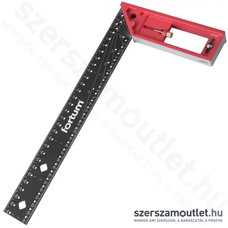 FORTUM Asztalos L-derékszög, lézer gravírozott 300mm (4784101)