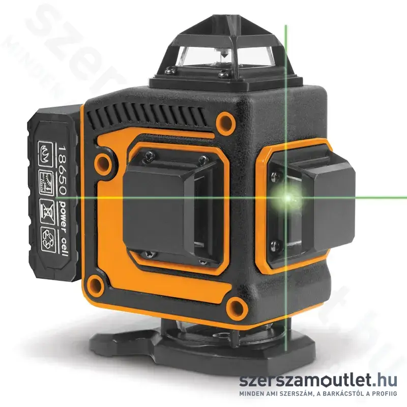 HANDY Lézeres szintező szett 15m 4x360° ZÖLD