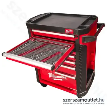 MILWAUKEE TOOLGUARD Guruló szerszámoskocsi 7 fiókos, szerszámokkal (4932498185)