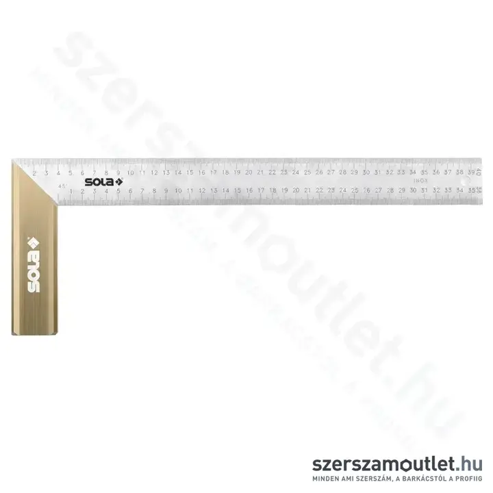 SOLA SRB 400 Asztalos derékszög alu fogantyú, rozsdamentes acél, 400x170mm (56012401)